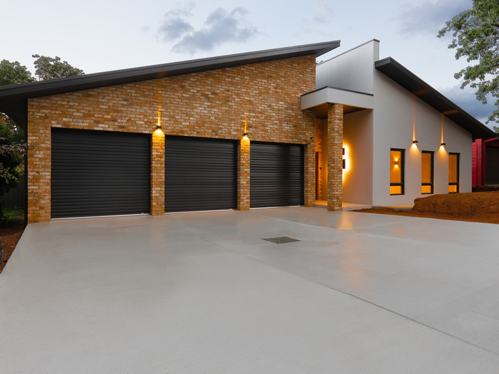 Concrete driveway installation in Omaha