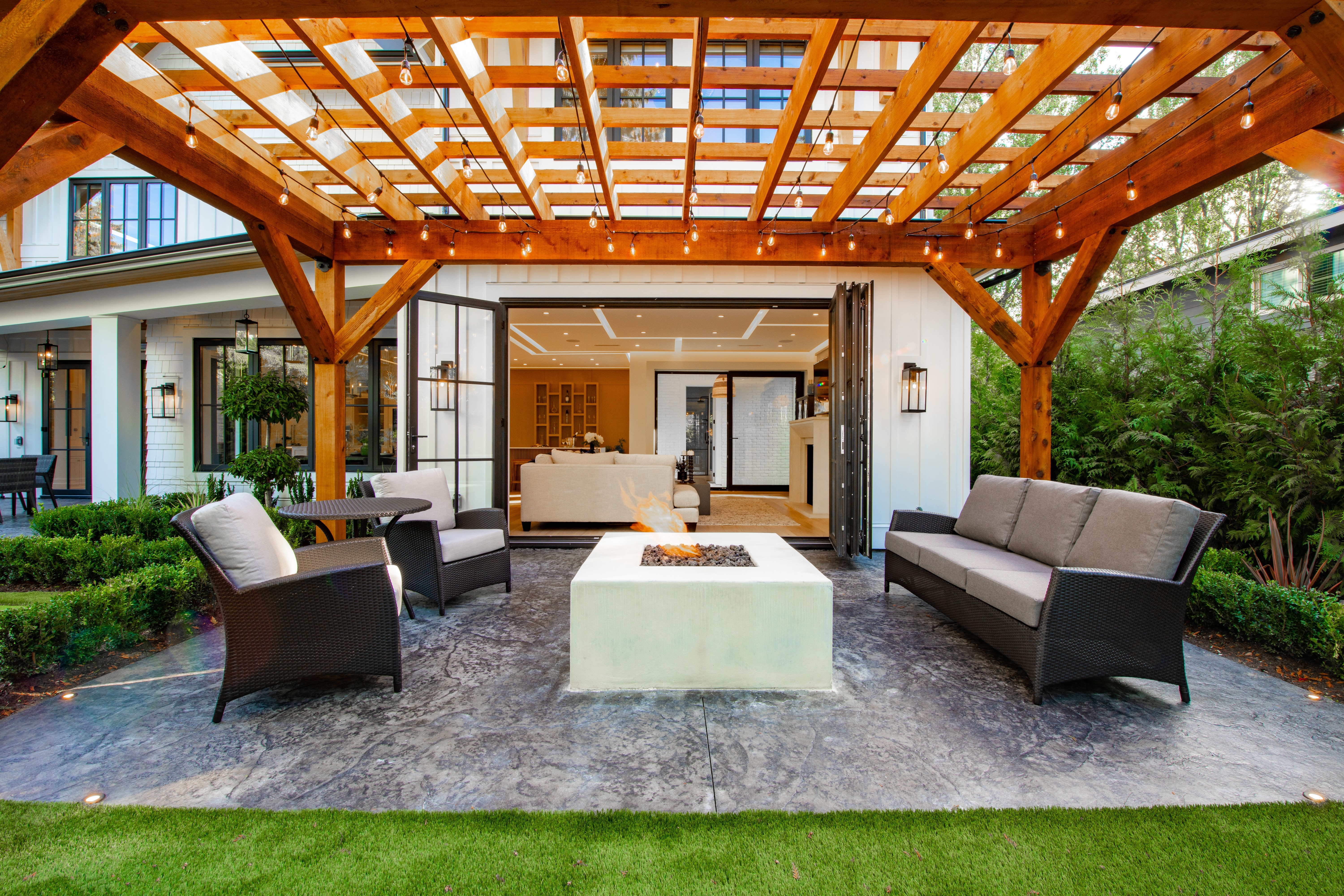 Concrete patio installation in Omaha